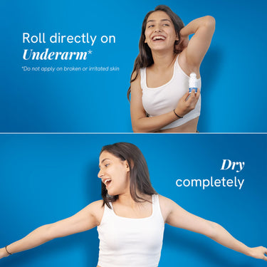 Be Bodywise 4% Aha Bha Underarm Roll On 50ml | 2% Lactic Acid, 1% Mandelic Acid, 1% Salicylic Acid | Controls Odour & Reduces Pigmentation | 0% Alcohol & 0% Aluminium | Flora Fragrance